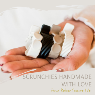 Scrunchies handmade with love